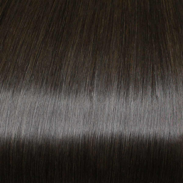Flixy hair extensions - Espresso Brown - 20”